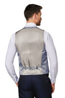 DIGEL Fest/Hochzeit Weste "Lambert" in Silber Blau