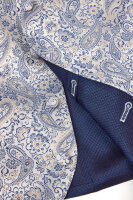 DIGEL Fest/Hochzeit Weste "Lambert" Paisleymuster in Hellblau Weiß 52