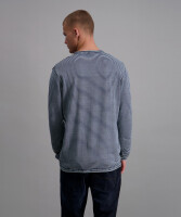 PIONEER leichter Herren Pullover, indigo striped