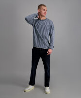 PIONEER leichter Herren Pullover, indigo striped
