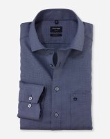 OLYMP Luxor modern fit langarm Hemd marine 46