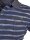 Mode Monte Carlo Polo-Shirt Knopf Strickkragen Jeansblau XL