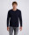 PIERRE CARDIN Herren Langarm-Shirt Rundhals salute dunkelblau
