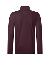 PIERRE CARDIN Herren Langarm Shirt Rolli winetasting dunkelrot