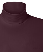 PIERRE CARDIN Herren Langarm Shirt Rolli winetasting dunkelrot