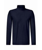 PIERRE CARDIN Herren Langarm Shirt Rolli salute dunkelblau