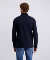 PIERRE CARDIN Herren Langarm Shirt Rolli salute dunkelblau