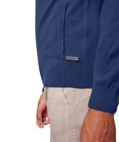 PIERRE CARDIN Herren Strickjacke Navy blau