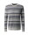 PIERRE CARDIN Herren Pullover gemustert mirage grau