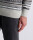 PIERRE CARDIN Herren Pullover gemustert mirage grau