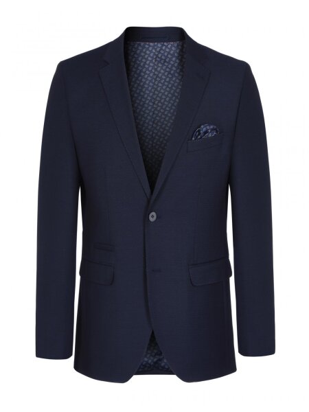 WHITE BROS. "Mix & Match" Sakko blau mit Pfauenauge Struktur 106