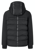 TIMEZONE Herren Steppjacke mit Kapuze, schwarz