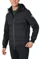 TIMEZONE Herren Steppjacke mit Kapuze, schwarz