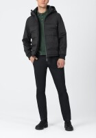 TIMEZONE Herren Steppjacke mit Kapuze, schwarz