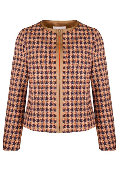 BIANCA Blazer Jacke SHELLY Multicolor-Hahnentrittmuster