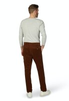 Club of Comfort Herren Feincord Komfortbund Hose GARVEY, Chino, braun 52
