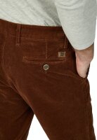 Club of Comfort Herren Feincord Komfortbund Hose GARVEY, Chino, braun 52