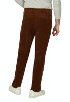 Club of Comfort Herren Feincord Komfortbund Hose GARVEY, Chino, braun 52