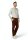 Club of Comfort Herren Feincord Komfortbund Hose GARVEY, Chino, braun 52