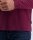 PIERRE CARDIN Herren Langarm Polo Shirt winetasting dunkelrot