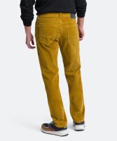 PIERRE CARDIN Herren Stretch Cord Hose dried tobacco gelb