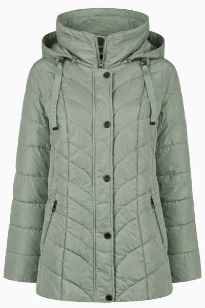 Barbara Lebek Damen Steppjacke mit Kapuze sage