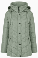 Barbara Lebek Damen Steppjacke mit Kapuze sage