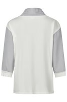 Barbara Lebek Damen kurzarm Shirt offwhite