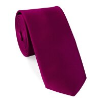 Krawatte Microfaser Classic 5 cm breit magenta