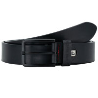 PIERRE CARDIN Ledergürtel für Jeanshosen schwarz