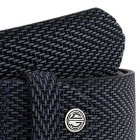 LINDENMANN Ledergürtel für Jeanshosen blau