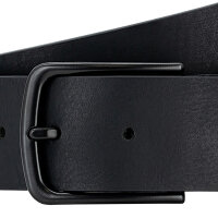 PIERRE CARDIN Ledergürtel für Jeanshosen schwarz