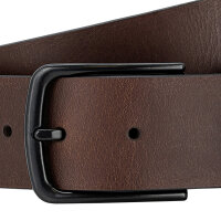 PIERRE CARDIN Ledergürtel für Jeanshosen braun