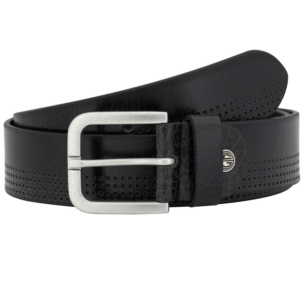 LINDENMANN Ledergürtel für Jeanshosen schwarz