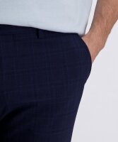 PIERRE CARDIN Hose "PC-Ryan" Glencheck salute blau