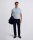PIERRE CARDIN Hose "PC-Ryan" Glencheck salute blau