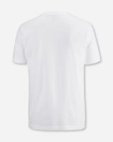 OLYMP T-Shirt kurzarm V-Ausschnitt weiß L