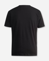 OLYMP T-Shirt kurzarm V-Ausschnitt schwarz L