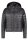 AMBER & JUNE Damen Steppjacke mit Kapuze, schwarz