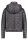 AMBER & JUNE Damen Steppjacke mit Kapuze, schwarz