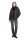AMBER & JUNE Damen Steppjacke mit Kapuze, schwarz