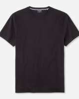 OLYMP Casual T-Shirt kurzarm schwarz