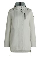 Gil Bret Damen Sommer Kurzmantel mit Kapuze, weiß