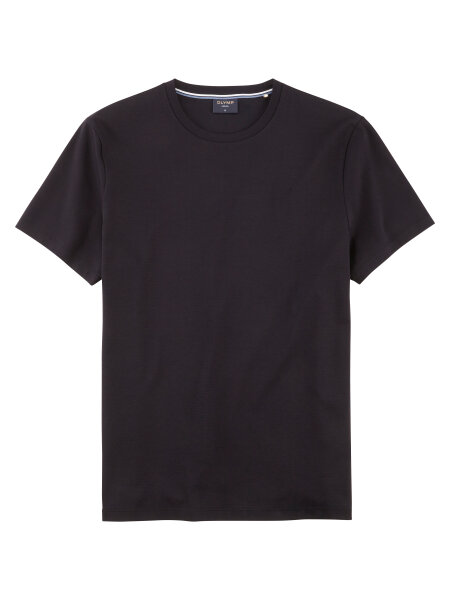 OLYMP Casual T-Shirt kurzarm schwarz M