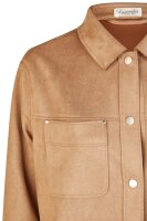 Barbara Lebek Damen Blusen Jacke in cognac