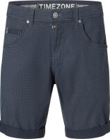 TIMEZONE Herren kurze Hose Minimalmuster ScottyTZ dunkelblau