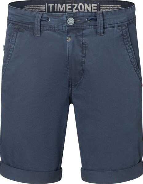 TIMEZONE Herren kurze Chino Hose Slim LucaTZ dunkelblau