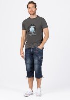 TIMEZONE Herren kurze Jeans Hose MilesTZ navy wash