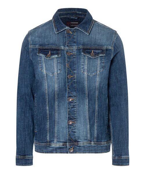 TIMEZONE Herren Jeansjacke, fresh middle blue wash blau