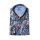 SURFCAR Herren Langarm Hemd mit Retro-Print, blau